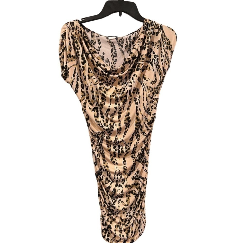 Women’s bodycon animal print dress size small